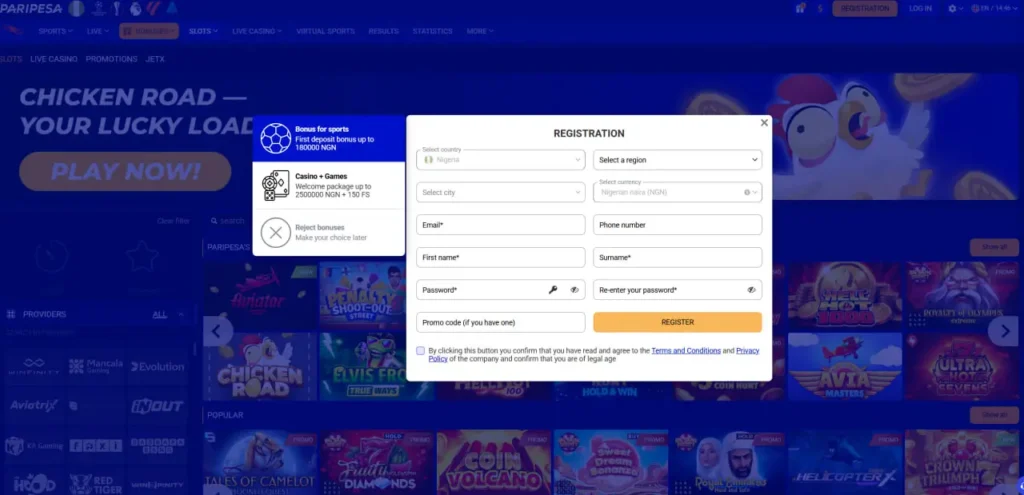 PariPesa registration